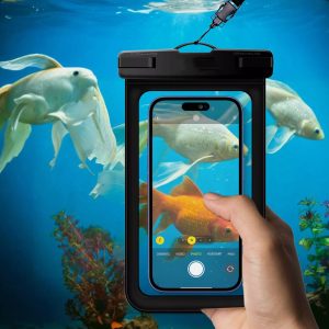 Floating Waterproof Phone Pouch with Lanyard