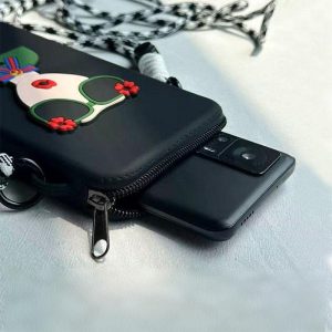 Cartoon Girl Waterproof Silicone Phone Pouch