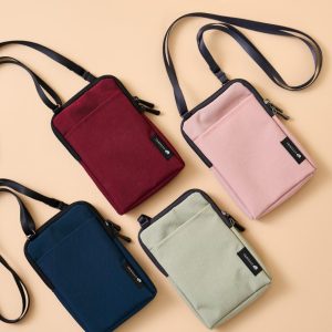 Crossbody Smartphone Passport Pouch, Korea Made
